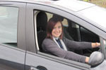 One of Chris Blakes driving school pupils - Katrina from Sutton Maddock